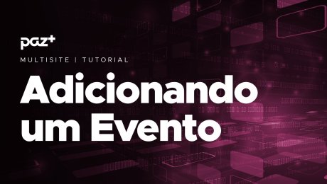 Eventos Adicionando um Evento