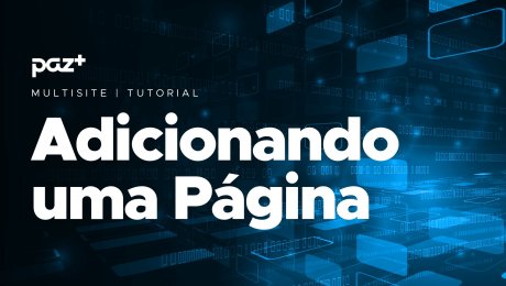 Páginas Adicionando uma Página