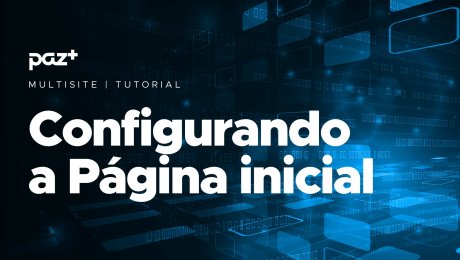 Páginas Configurando a Página Inicial